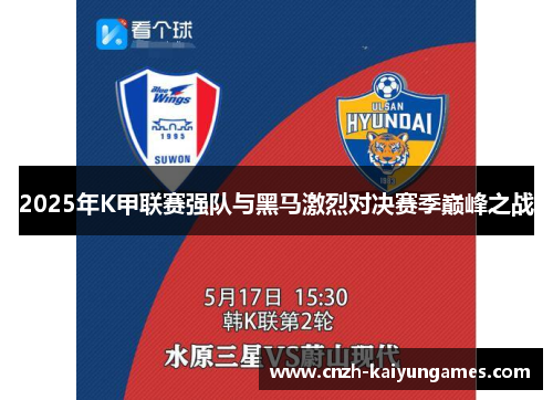 2025年K甲联赛强队与黑马激烈对决赛季巅峰之战