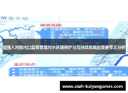 加强入河排污口监督管理对水环境保护与可持续发展的重要意义分析