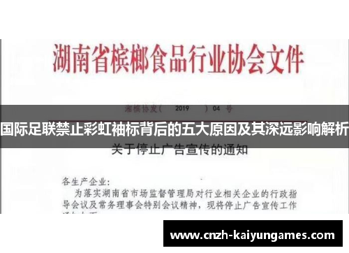 国际足联禁止彩虹袖标背后的五大原因及其深远影响解析