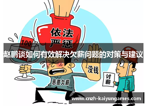 赵鹏谈如何有效解决欠薪问题的对策与建议